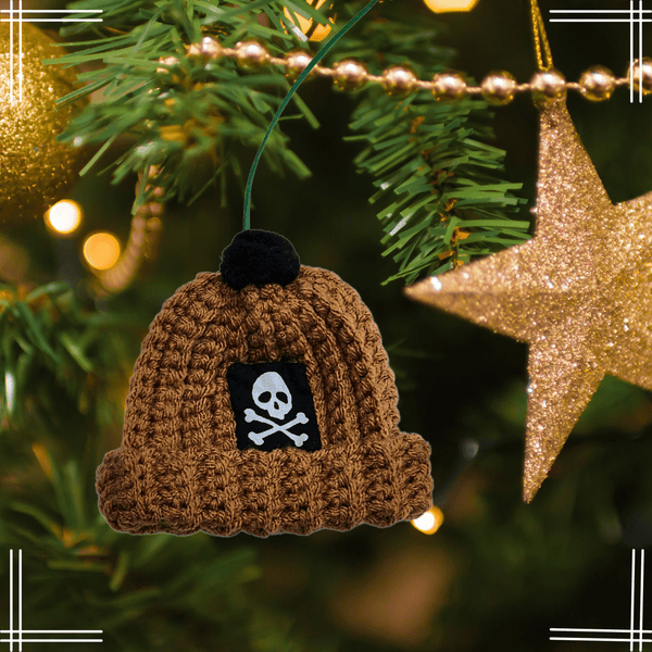 Skull Beanie Ornament Crochet Pattern - My Fingers Fly