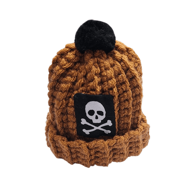 Skull Beanie Ornament Crochet Pattern - My Fingers Fly
