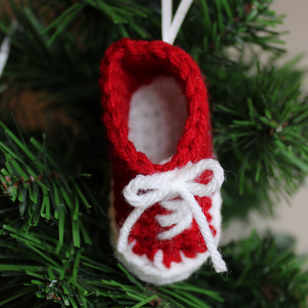 Sneaker Ornament Crochet Pattern