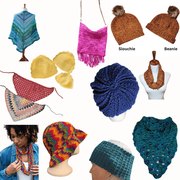 Stashbuster Projects Ebook - 30 One - Skein Crochet Patterns - My Fingers Fly