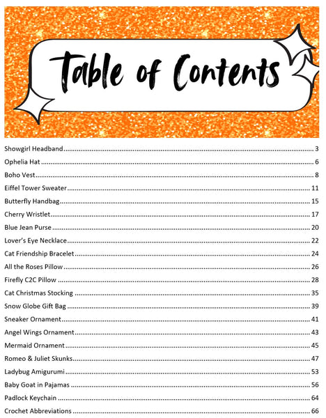 Stitch it Off Crochet Patterns Ebook: A Crochet Journey Through the Eras