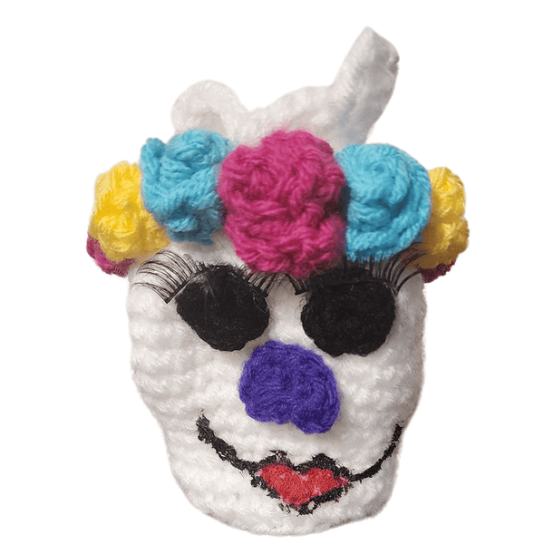Sugar Skull Treat Bag Crochet Pattern - My Fingers Fly