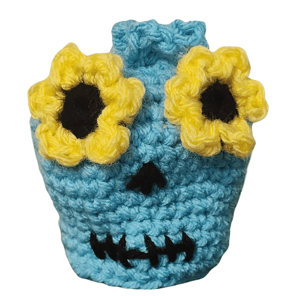 Sugar Skull Treat Bag Crochet Pattern - My Fingers Fly