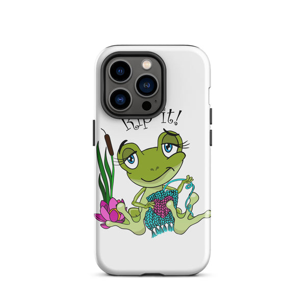 Tough Case for iPhone®, Rip It! Frog iPhone Case - My Fingers Fly