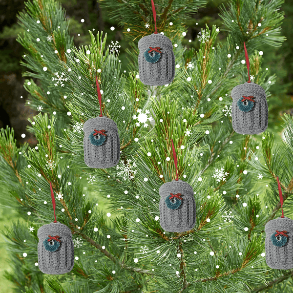 Trash Can Christmas Ornament Crochet Pattern - My Fingers Fly