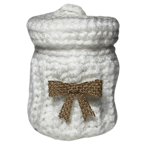 Trash Can Ornament, Handmade Crochet - My Fingers Fly