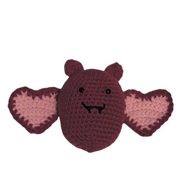 Valentine's Bat Amigurumi Crochet Pattern - My Fingers Fly