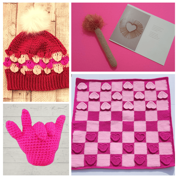 Valentine's Day Advent Calendar Crochet Pattern Ebook - My Fingers Fly