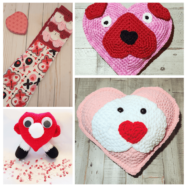 Valentine's Day Advent Calendar Crochet Pattern Ebook - My Fingers Fly