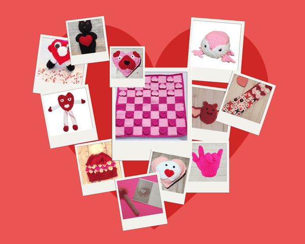 Valentine's Day Advent Calendar Crochet Pattern Ebook - My Fingers Fly