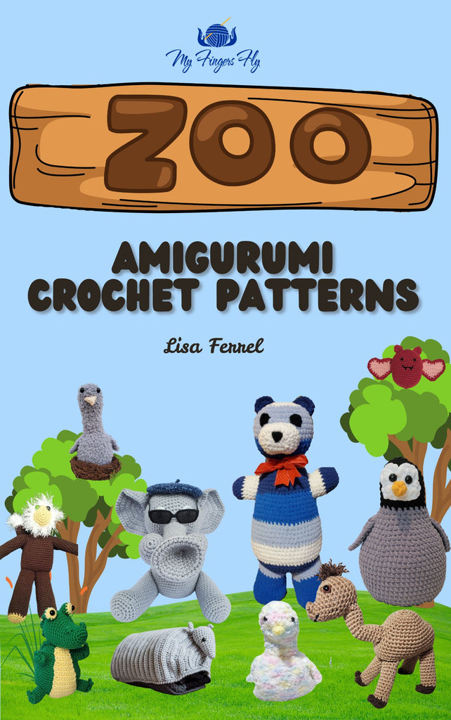 Zoo Animals Amigurumi Crochet Pattern Ebook