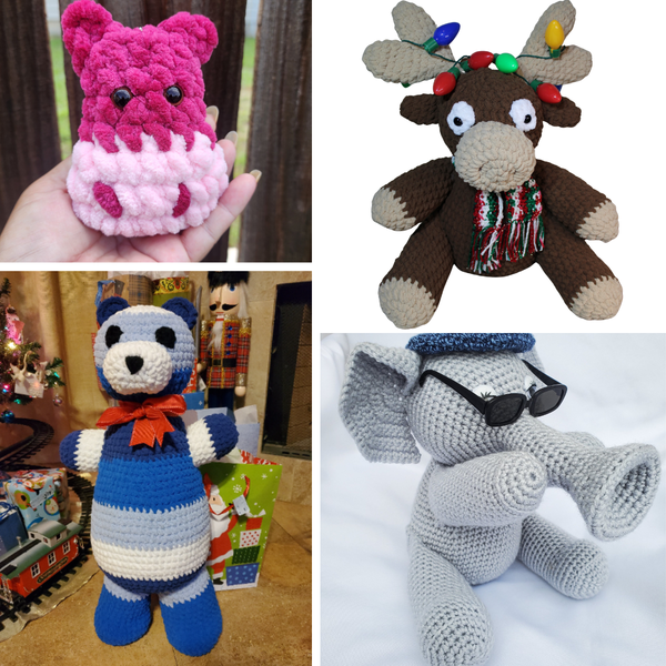 Zoo Animals Amigurumi Crochet Pattern Ebook