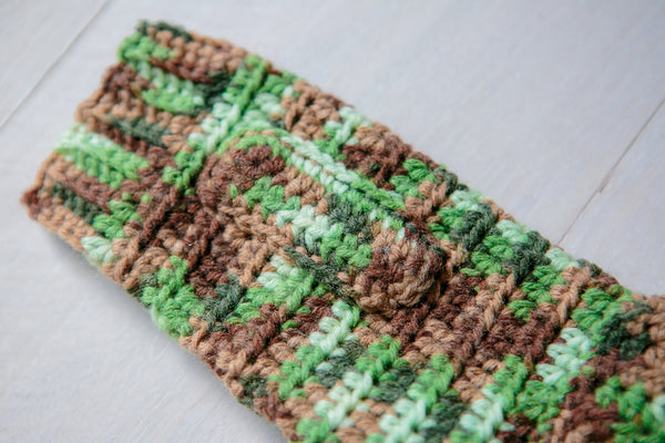Military Camouflage Baby Sweater Crochet Pattern