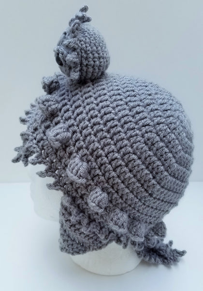 Horny Toad Hat (Texas Horned Toad) Crochet Pattern