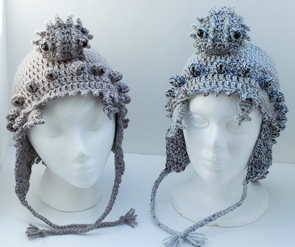 Horny Toad Hat (Texas Horned Toad) Crochet Pattern