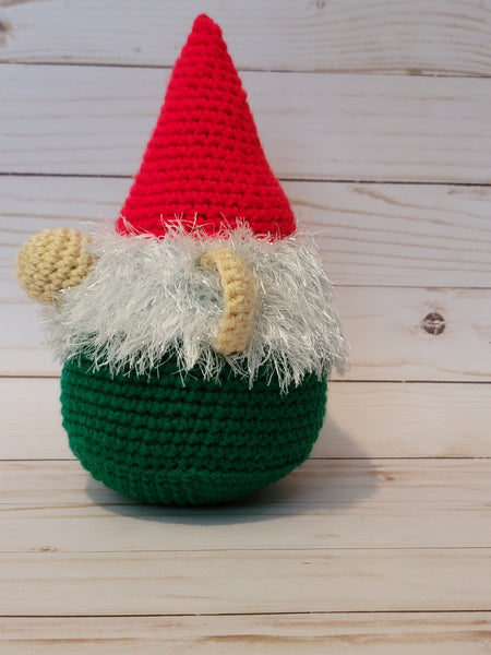 Christmas Gnome Eyeglass Holder Crochet Pattern