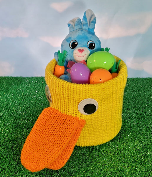 Duck Gift Basket Pattern for Addi Knitting Machines