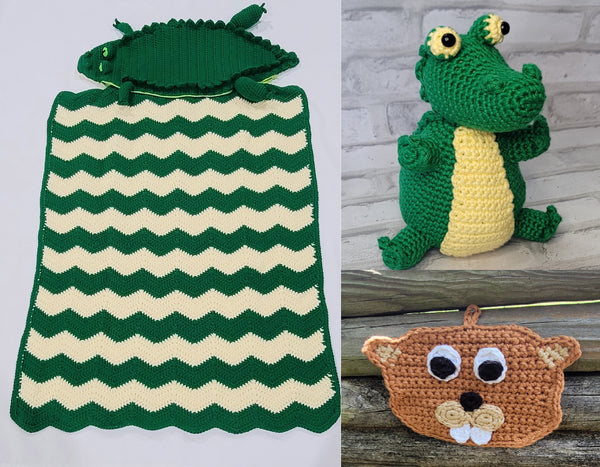 Crochet Pattern Book, Adorable Aquatic Animal Crochet Patterns