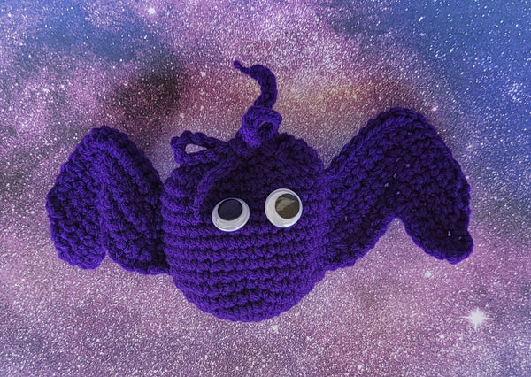 Bat Trick or Treat Bag Crochet Pattern in PDF Format