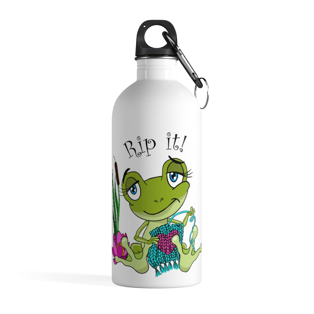 Rip It! Frog Stainless Steel Water Bottle – My Fingers Fly