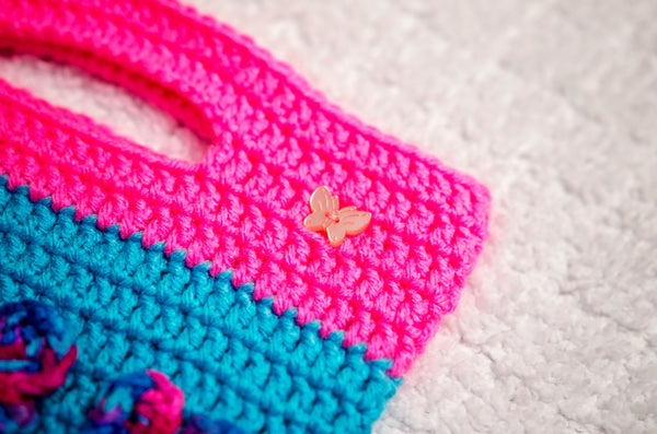 Butterfly Girls' Handbag Crochet Pattern