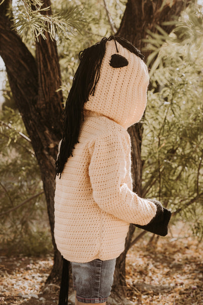 Kids Horse Hoodie Crochet Pattern