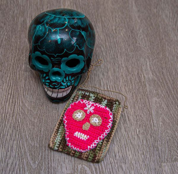 Sugar Skull Purses Crochet Pattern