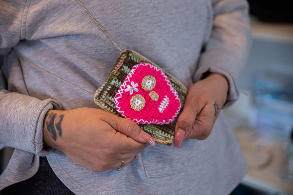 Sugar Skull Purses Crochet Pattern