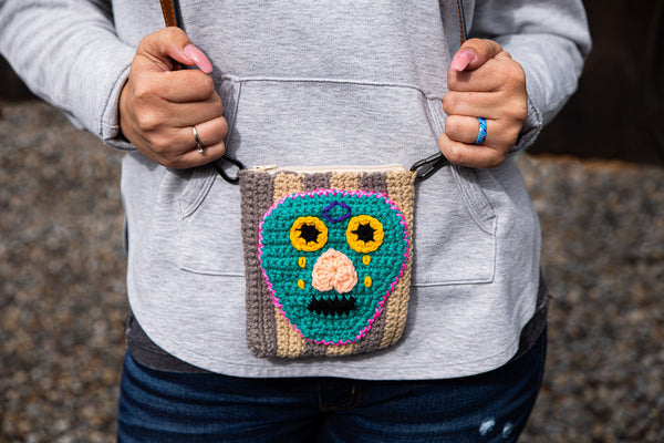 Sugar Skull Purses Crochet Pattern