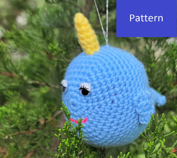 Baby Narwhal Amigurumi Crochet Pattern