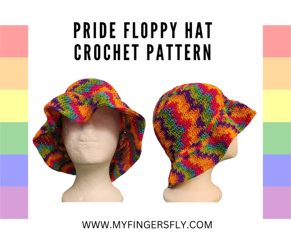 Pride Floppy Hat Crochet Pattern