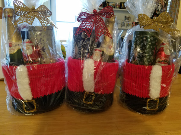 Santa Claus Gift Basket Addi King Pattern