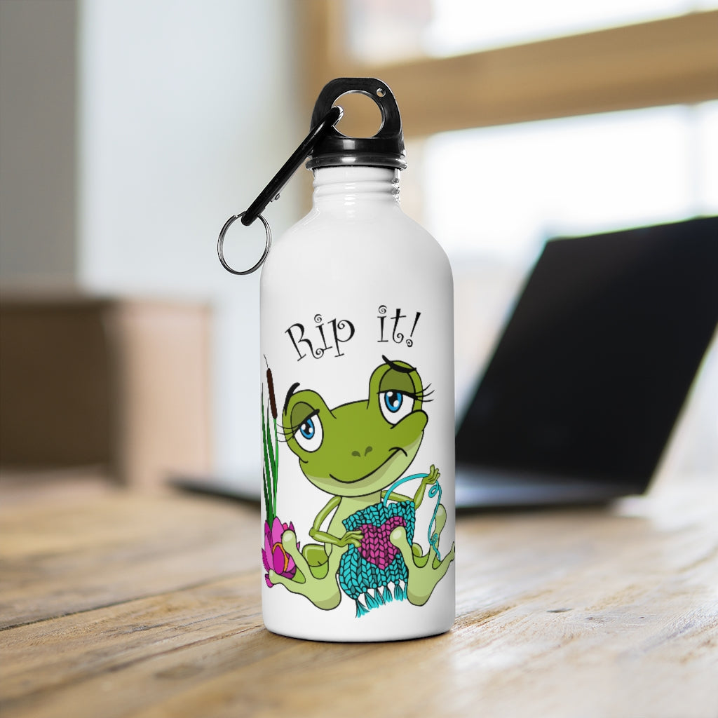 Rip It! Frog Stainless Steel Water Bottle – My Fingers Fly