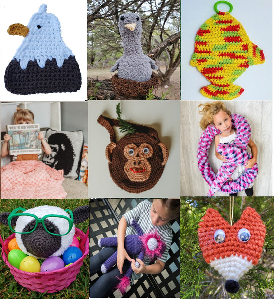 A to Z Animal Crochet Patterns Ebook - Over 50 Crochet Patterns