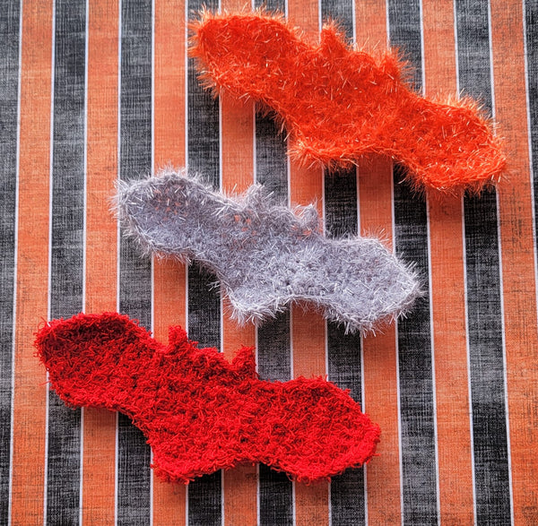 Bat Scrubby Crochet Pattern, Halloween Crochet Pattern
