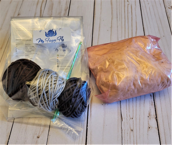 Battle Axe Baby Rattle Crochet Kit