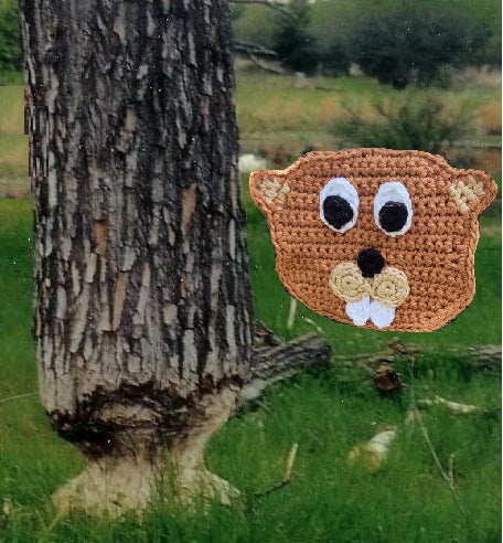 Beaver Potholder Crochet Pattern
