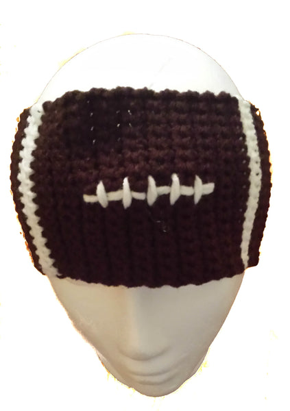 Tiger Football Earwarmer Crochet Pattern
