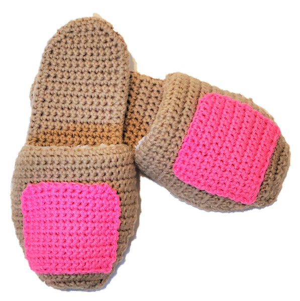 Big Toe Ladies Slippers Crochet Pattern - My Fingers Fly