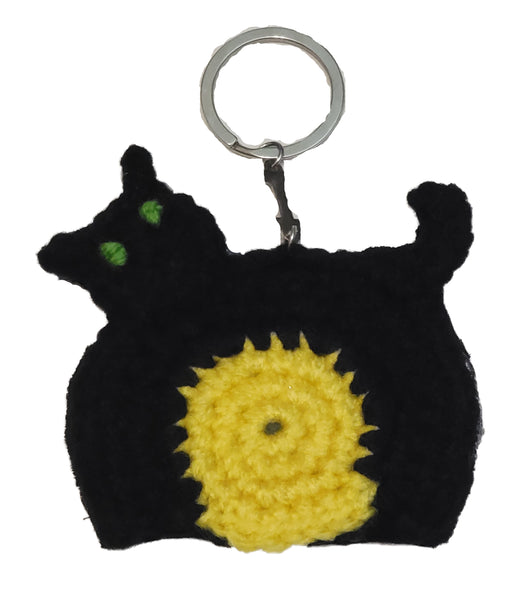 Black Cat Jewelry & Keychain Crochet Pattern