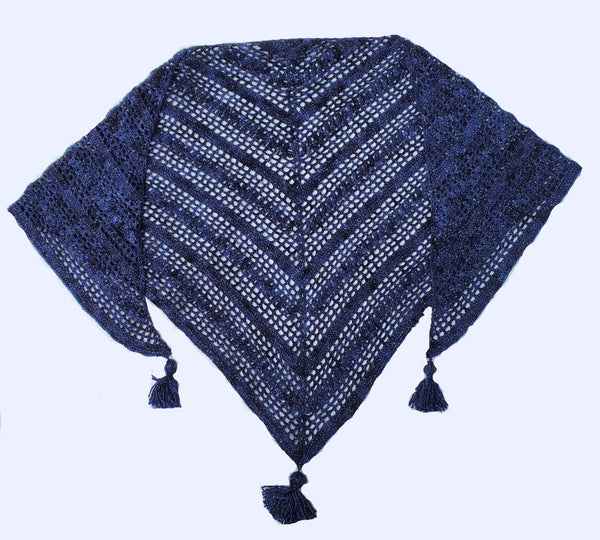 Texas Bluebonnet Shawl Crochet Pattern