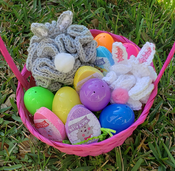 Bunny Bath Pouf Crochet Pattern