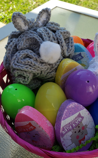 Bunny Bath Pouf Crochet Pattern