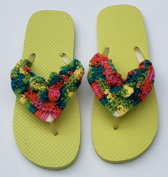 Butterfly Flip Flops Crochet Pattern