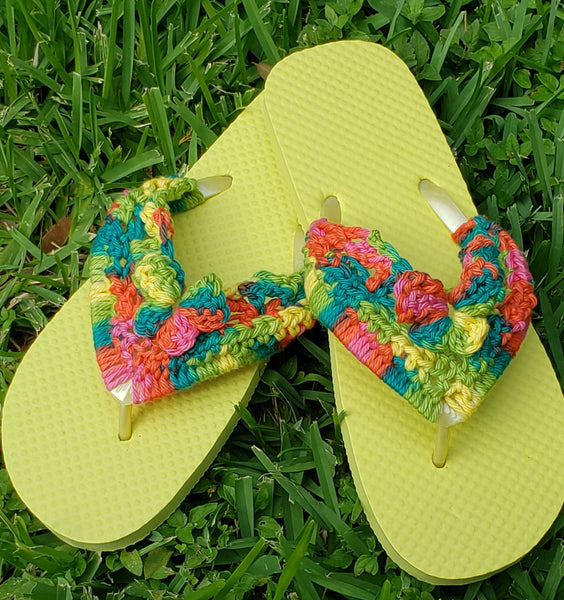 Butterfly Flip Flops Crochet Pattern