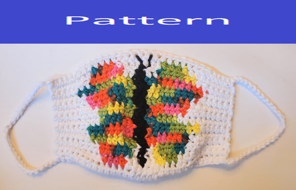 Butterfly Face Mask Crochet Pattern