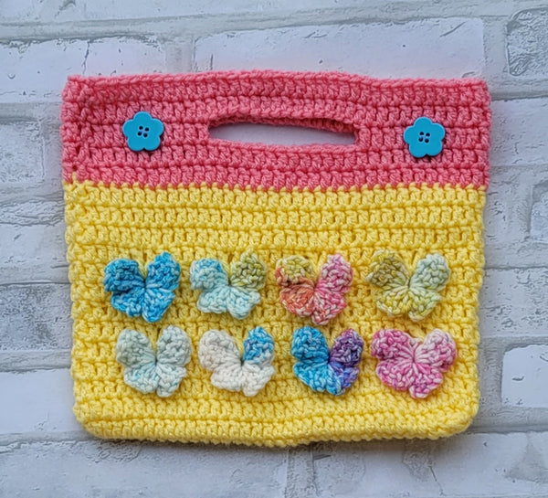 Butterfly Girls' Handbag Crochet Pattern