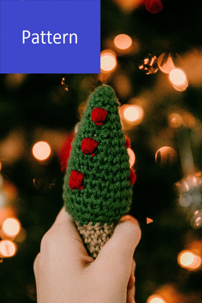 Christmas Tree Baby Rattle Crochet Pattern