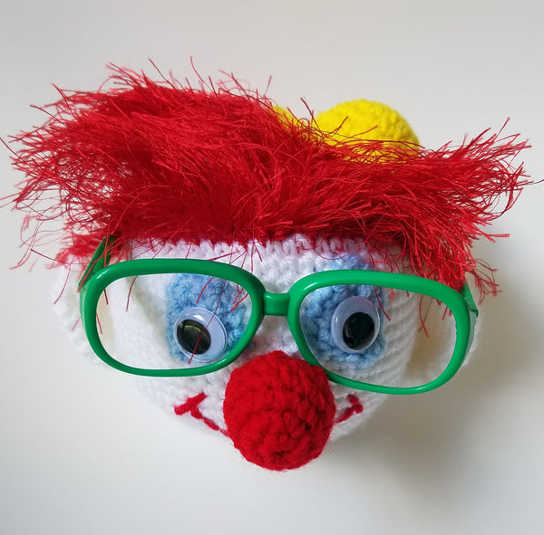 Clown Eyeglass Holder Crochet Pattern