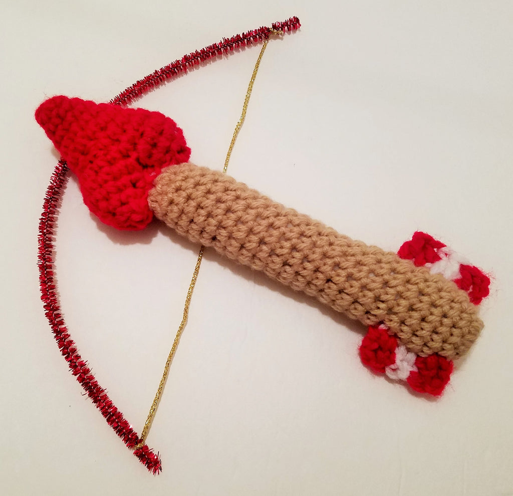 Cupid's Arrow Baby Rattle Crochet Kit